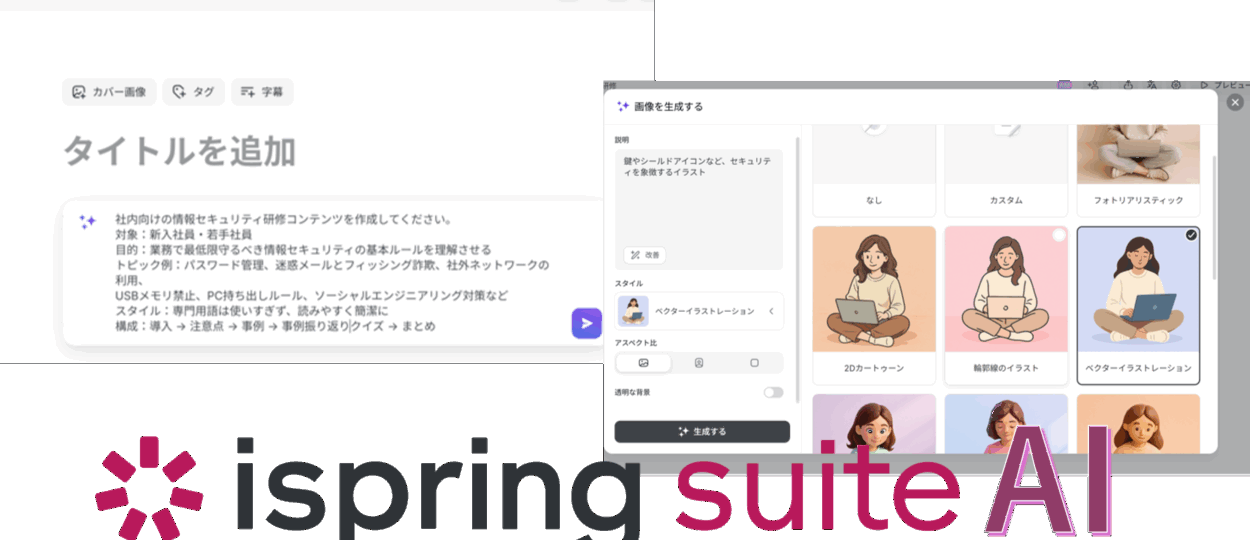 iSpring Suite AI でコンテンツ作成がスムーズに！